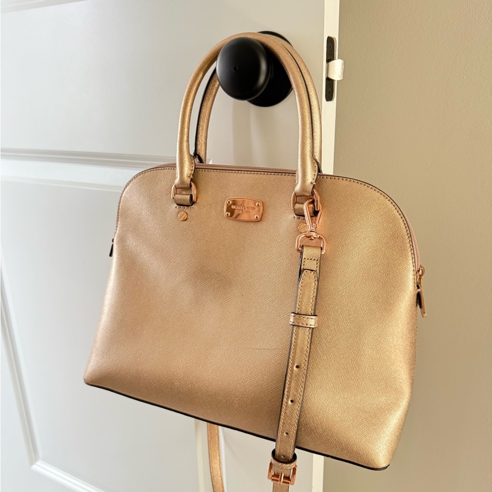 Michael Kors Gold Shoulder Bag